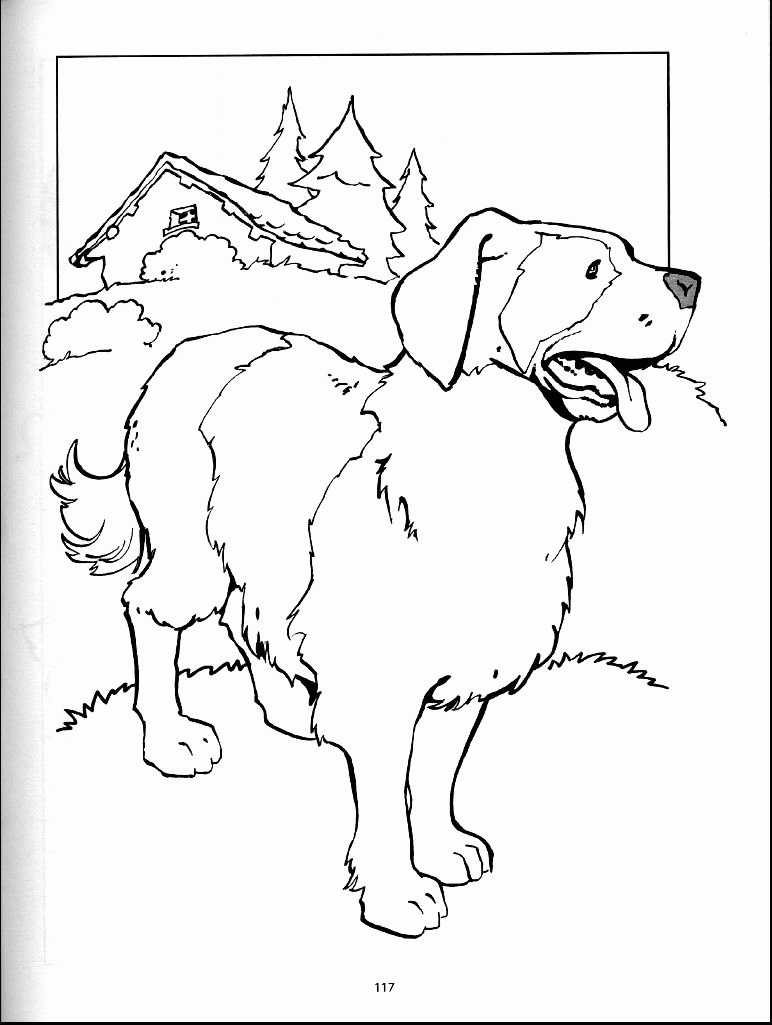 Kolorowanka z Psem do Druku - Twórcza Zabawa dla Dzieci kolorowanka do druku